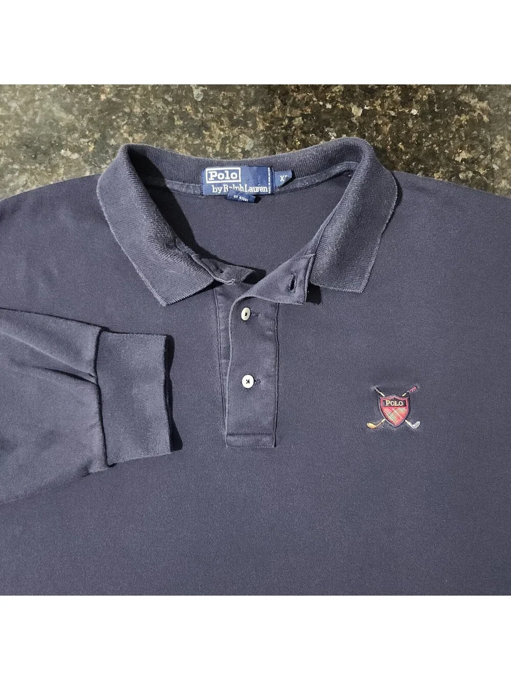Vintage Polo Ralph Lauren Long Sleeve Rugby Soft Golf Classic Preppy Money XL